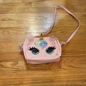 Pink Unicorn Kids Crossbody Bag